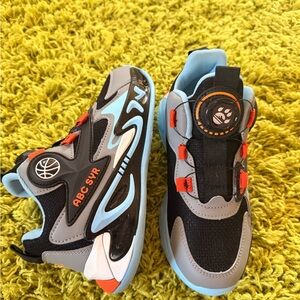 Kids Sneakers - Black and Blue